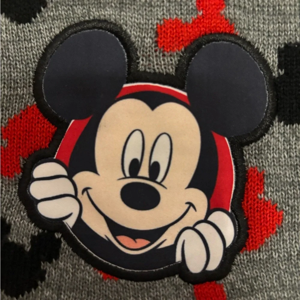 Disney Mickey Mouse Red and Gray Kids Hat - Picture 6 of 9